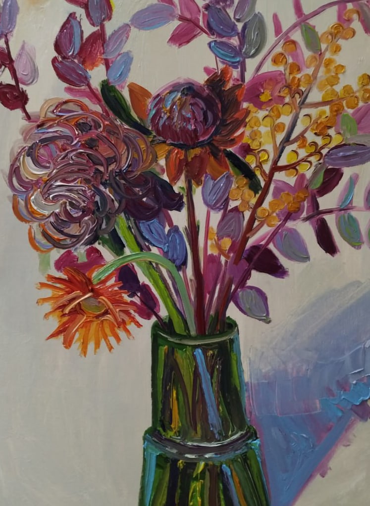 Oil painting A bouquet of autumn Nina L - 6