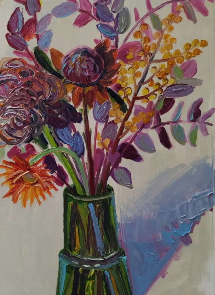 Oil painting A bouquet of autumn Nina L - 9