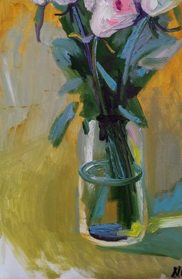 Oil painting Roses Nina L - 4