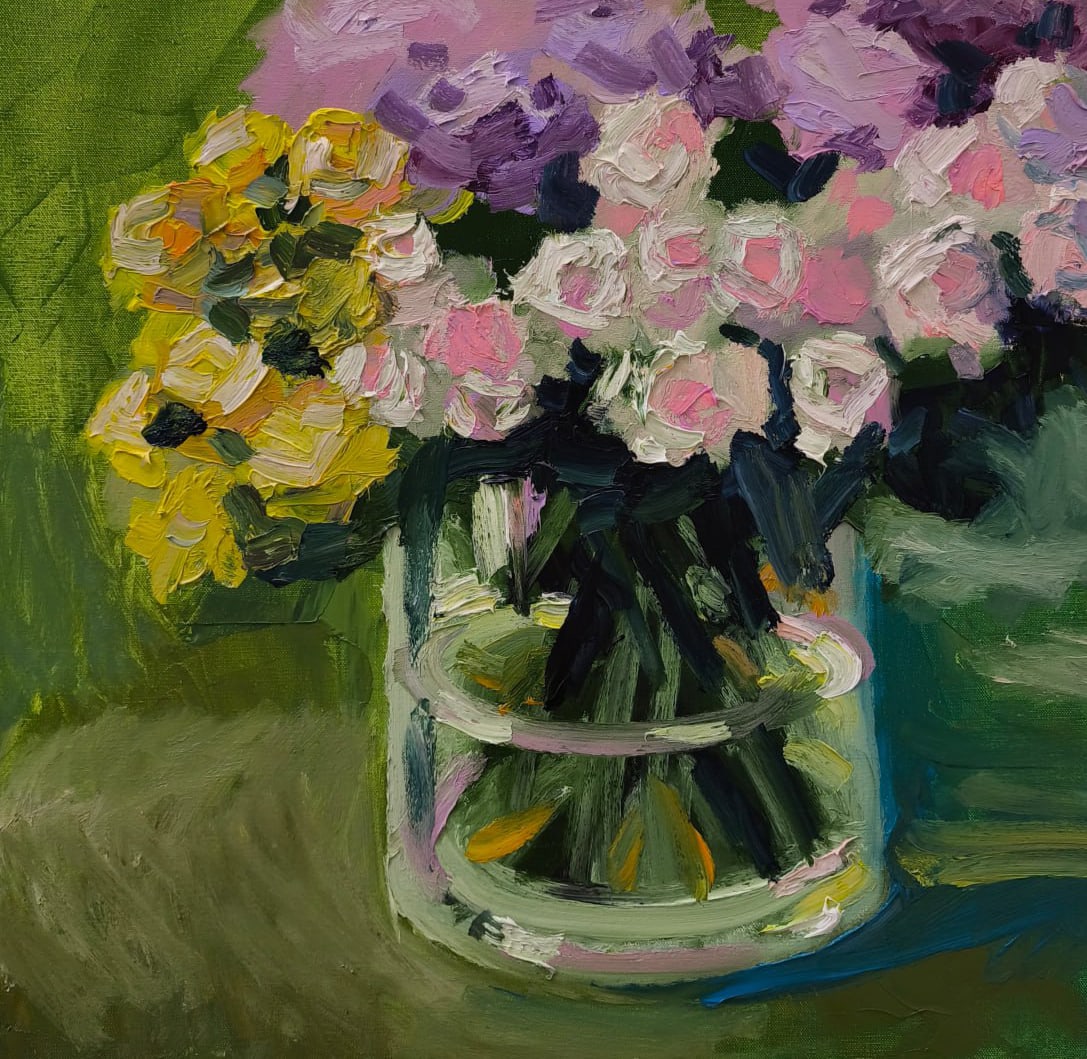 Oil painting Roses Nina L - 4