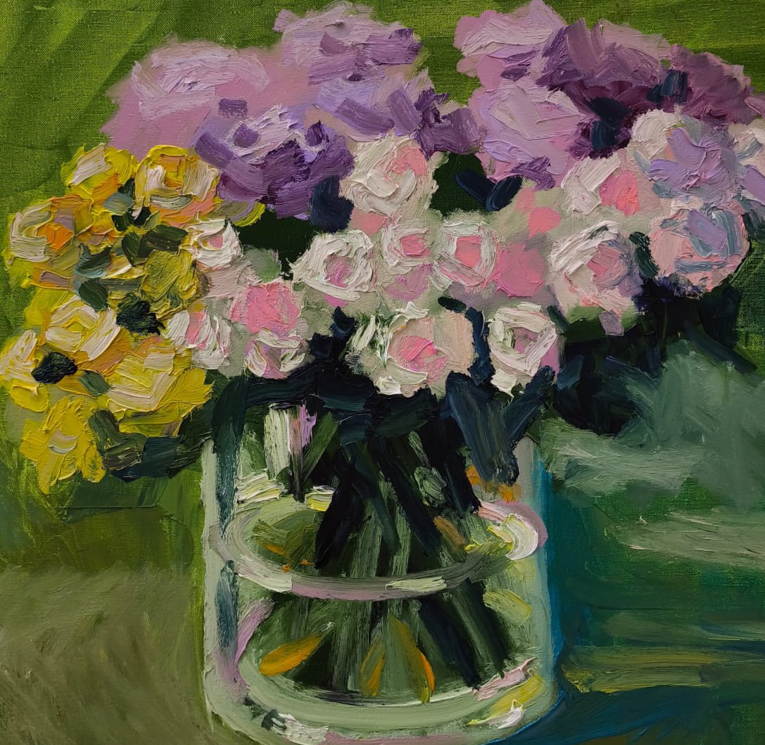 Oil painting Roses Nina L - 6