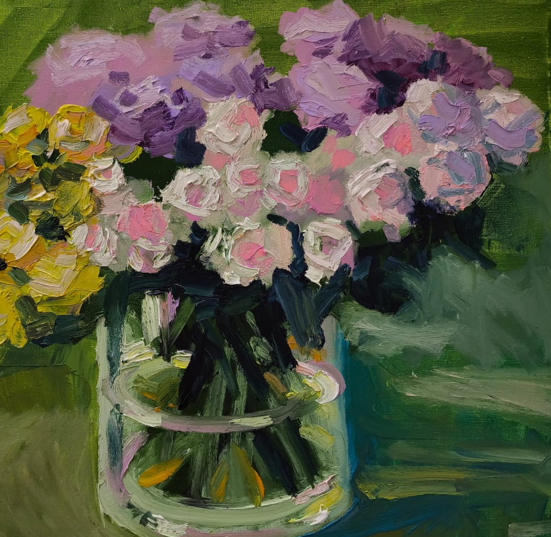 Oil painting Roses Nina L - 8