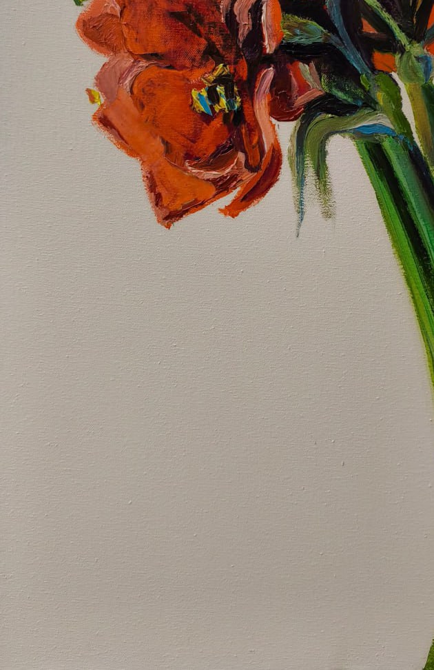 Oil painting Amaryllis Nina L - 4