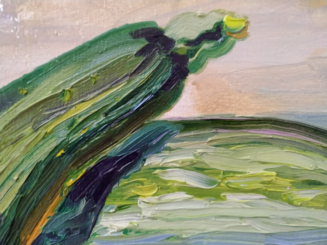 Oil painting Zucchini Nina L - 5