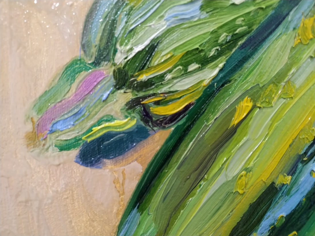 Oil painting Zucchini Nina L - 6