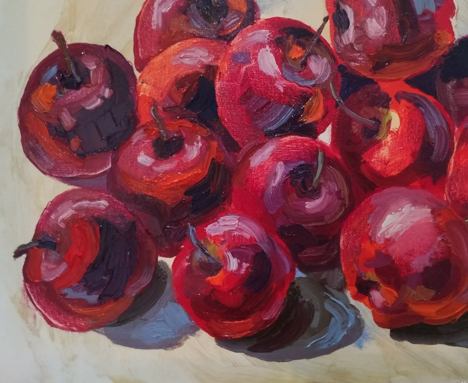 Oil painting Apples Nina L - 8