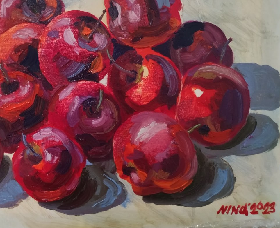 Oil painting Apples Nina L - 9