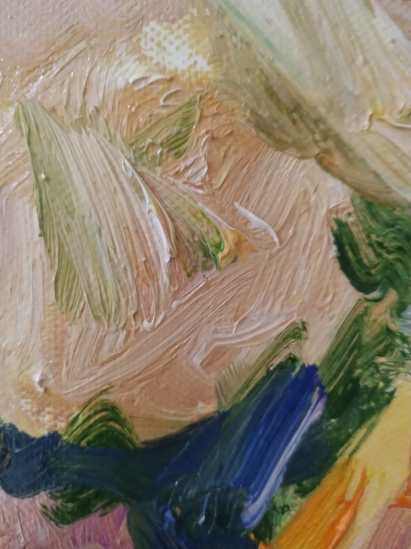 Oil painting diptych of Roses Nina L - 11