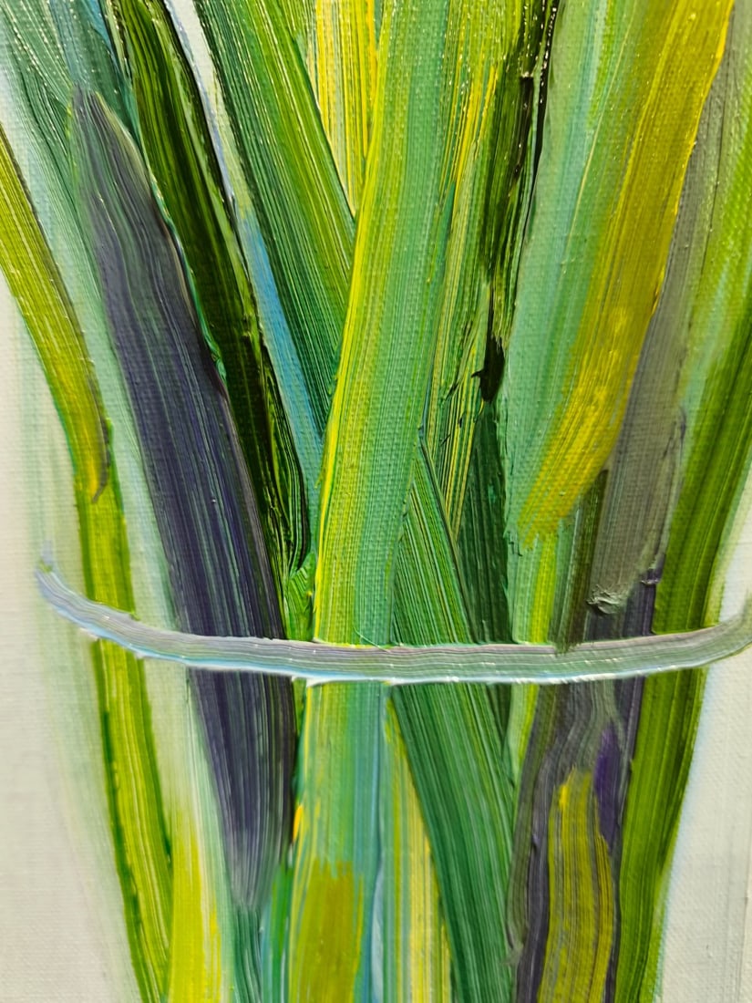 Oil painting Irises Nina L - 5