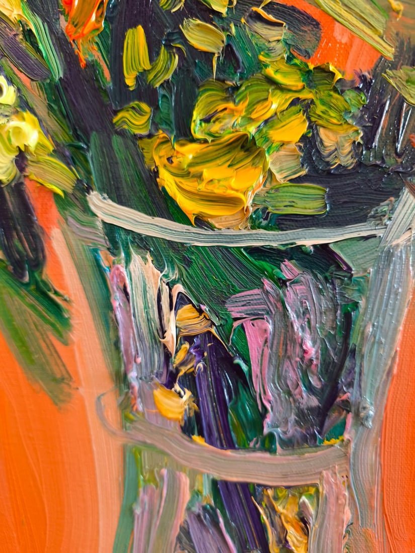 Oil painting Mimosa Nina L - 2