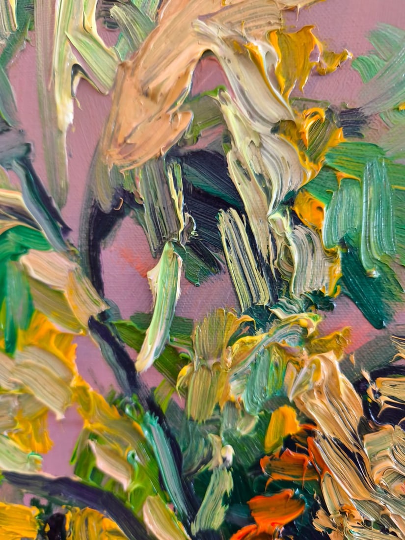 Oil painting Mimosa Nina L - 3