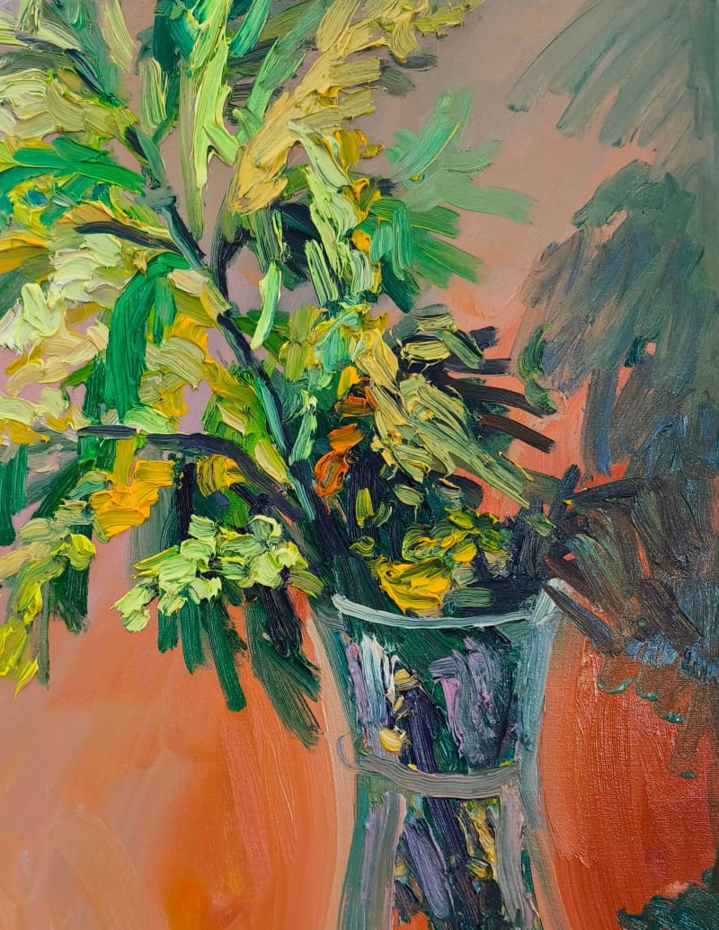 Oil painting Mimosa Nina L - 5