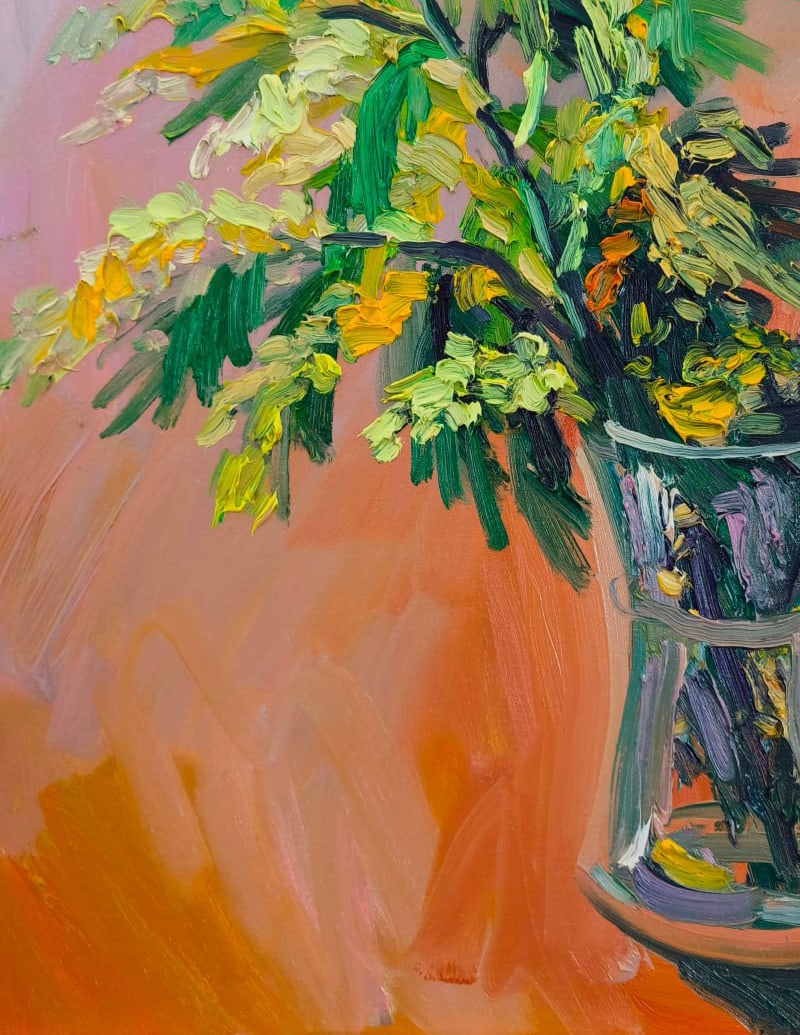 Oil painting Mimosa Nina L - 6