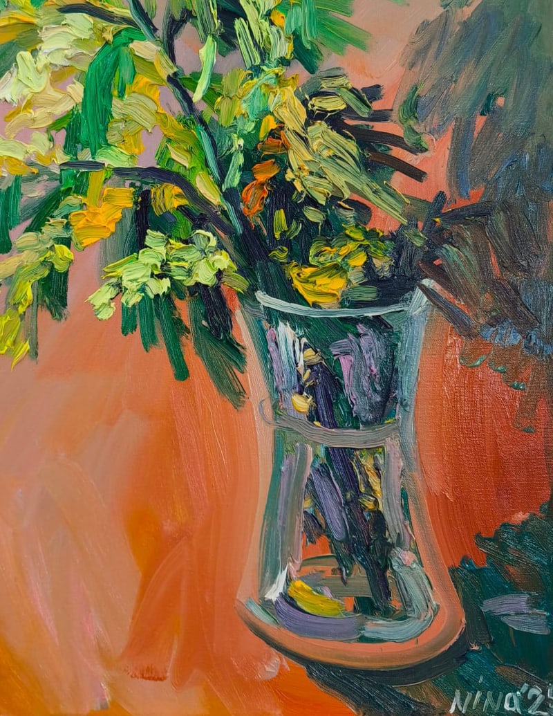 Oil painting Mimosa Nina L - 7