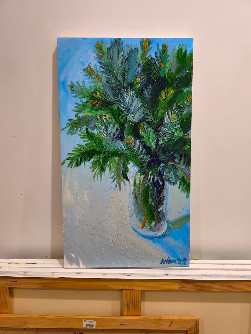 Oil painting Spruce Nina L - 4