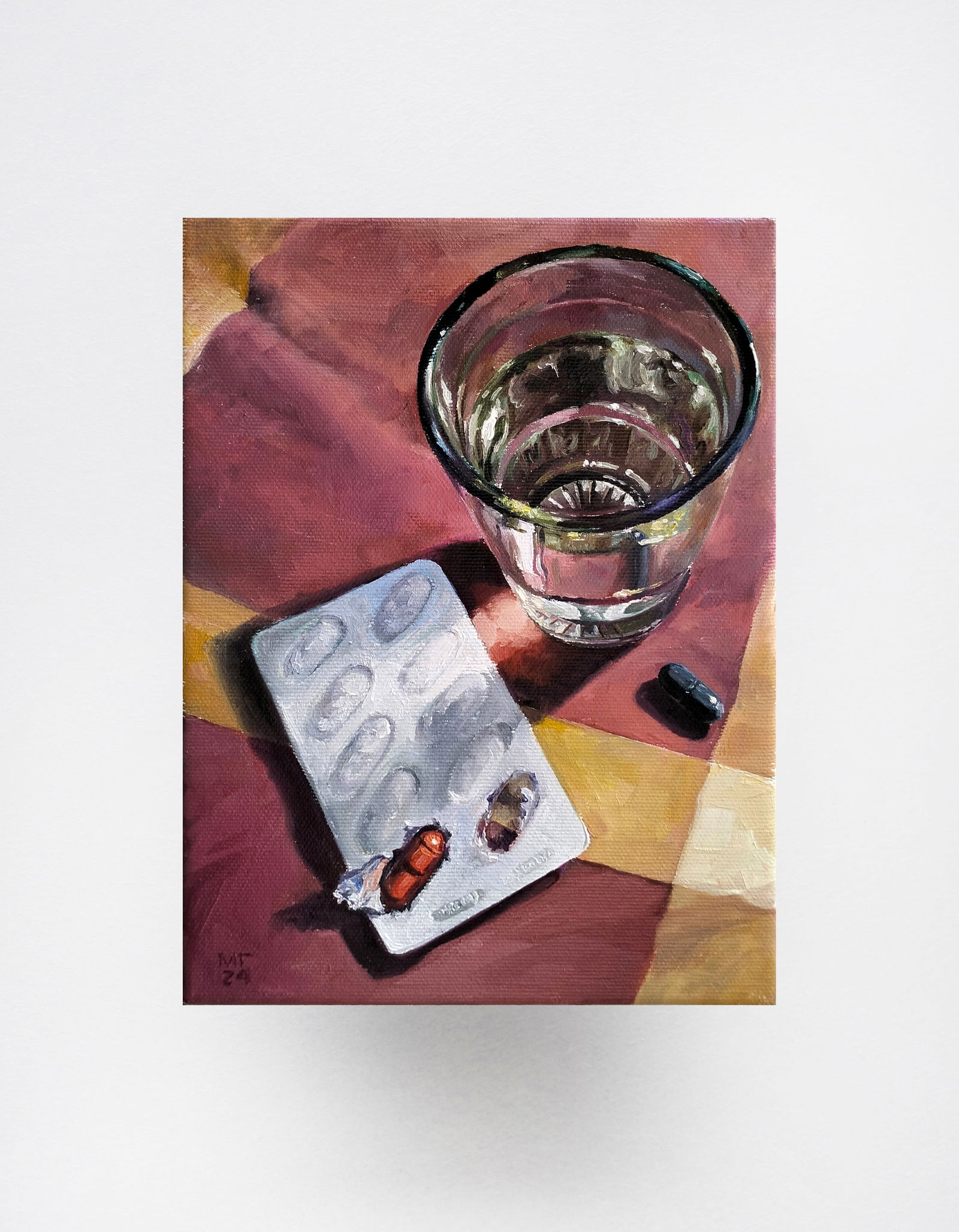 Oil painting Red roses a series of paintings Ordinary M.Goreeva - 10