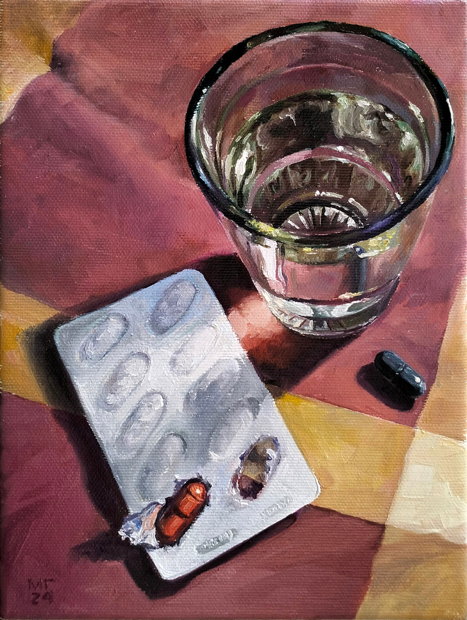 Oil painting Red roses a series of paintings Ordinary M.Goreeva: Title: Oil painting Red roses a series of paintings Ordinary M.Goreeva Description: 17Gd Painter: M.Goreeva Size: 24x18 cm/ 9.44x7.08 inches Components: oil, canvas Original paintingCONDITION: exellen