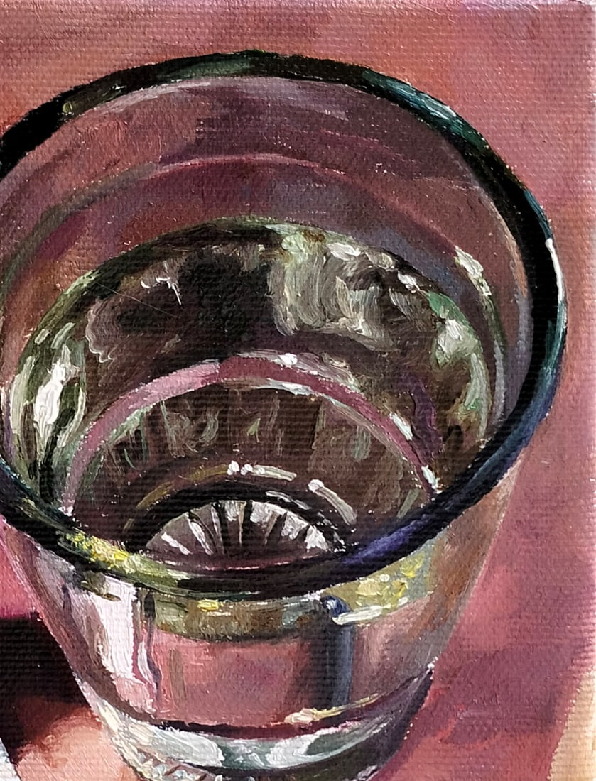 Oil painting Red roses a series of paintings Ordinary M.Goreeva - 2