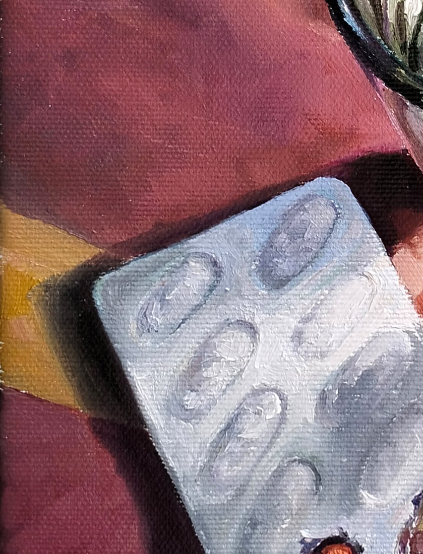 Oil painting Red roses a series of paintings Ordinary M.Goreeva - 6