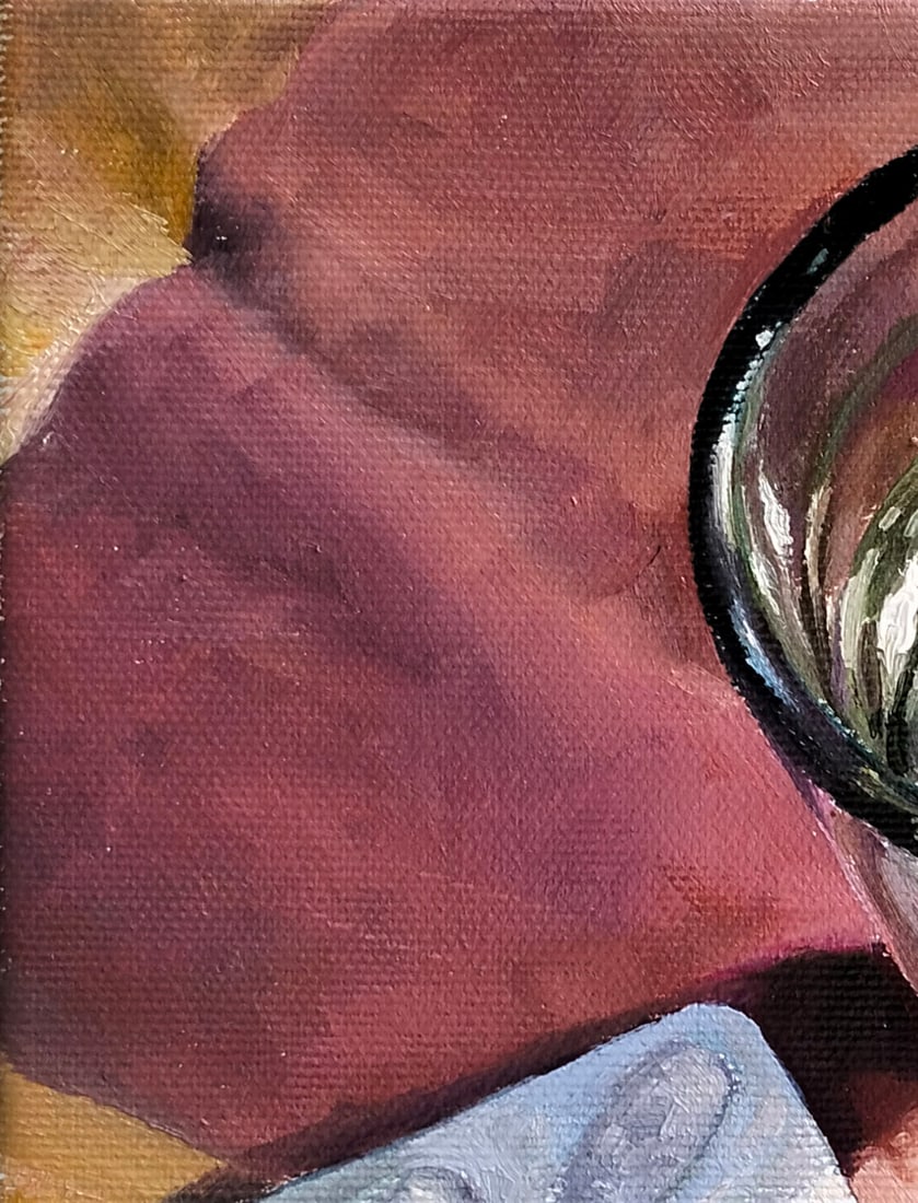 Oil painting Red roses a series of paintings Ordinary M.Goreeva - 9