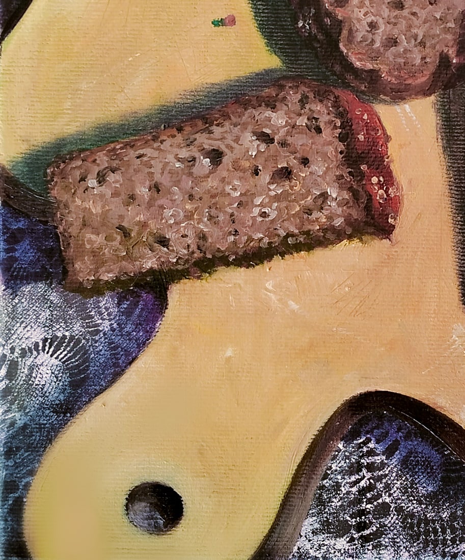 Oil painting Rye a series of paintings Ordinary M.Goreeva - 3