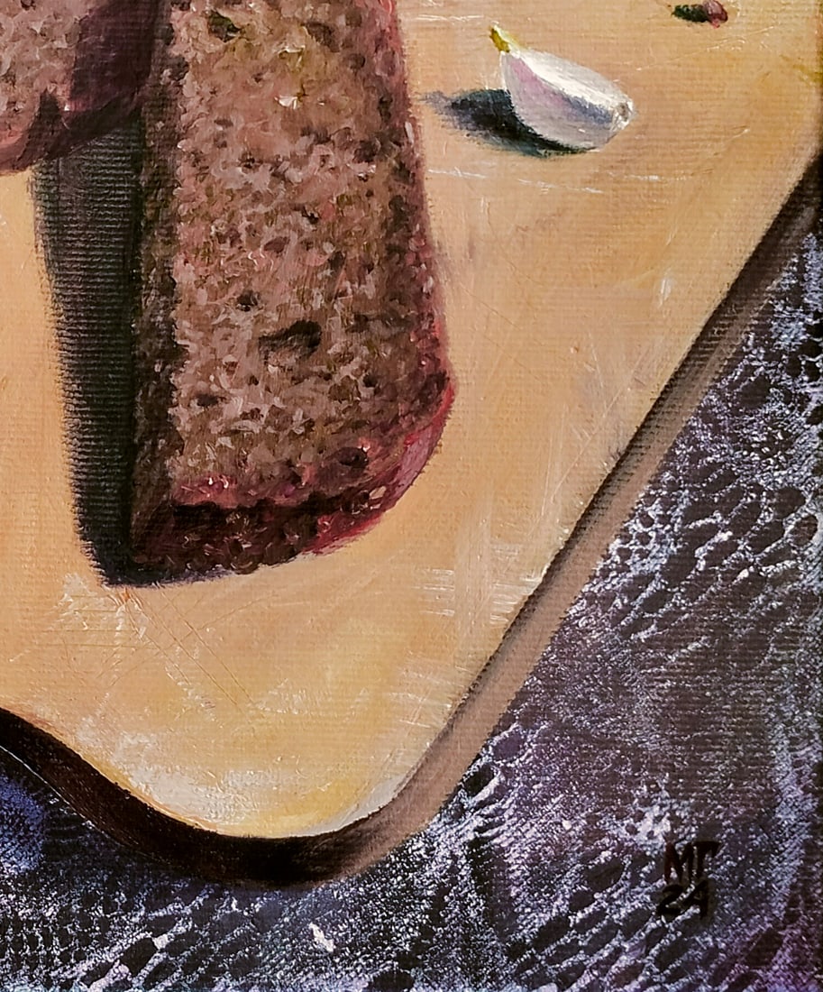 Oil painting Rye a series of paintings Ordinary M.Goreeva - 4