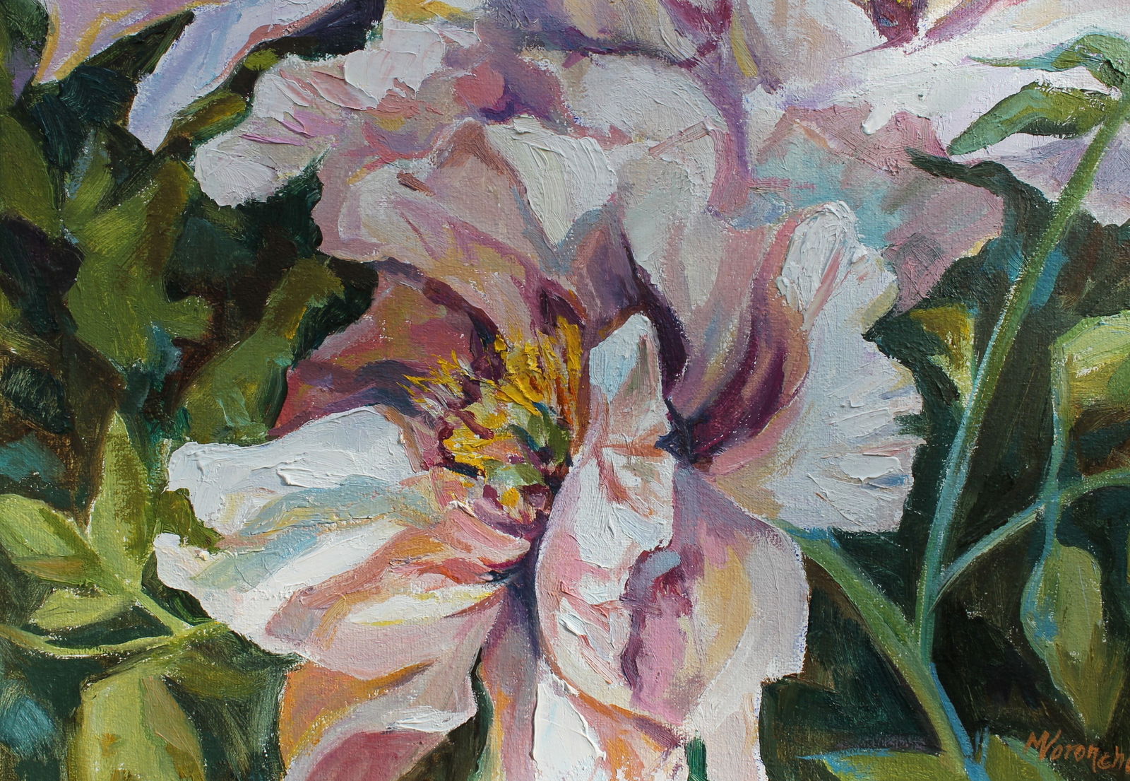 Oil painting Spring tenderness Maria Voloschak - 8