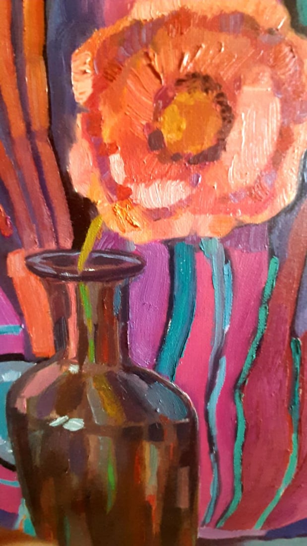 Abstract Oil painting Still life with quince Tetyana Shulyak - 3