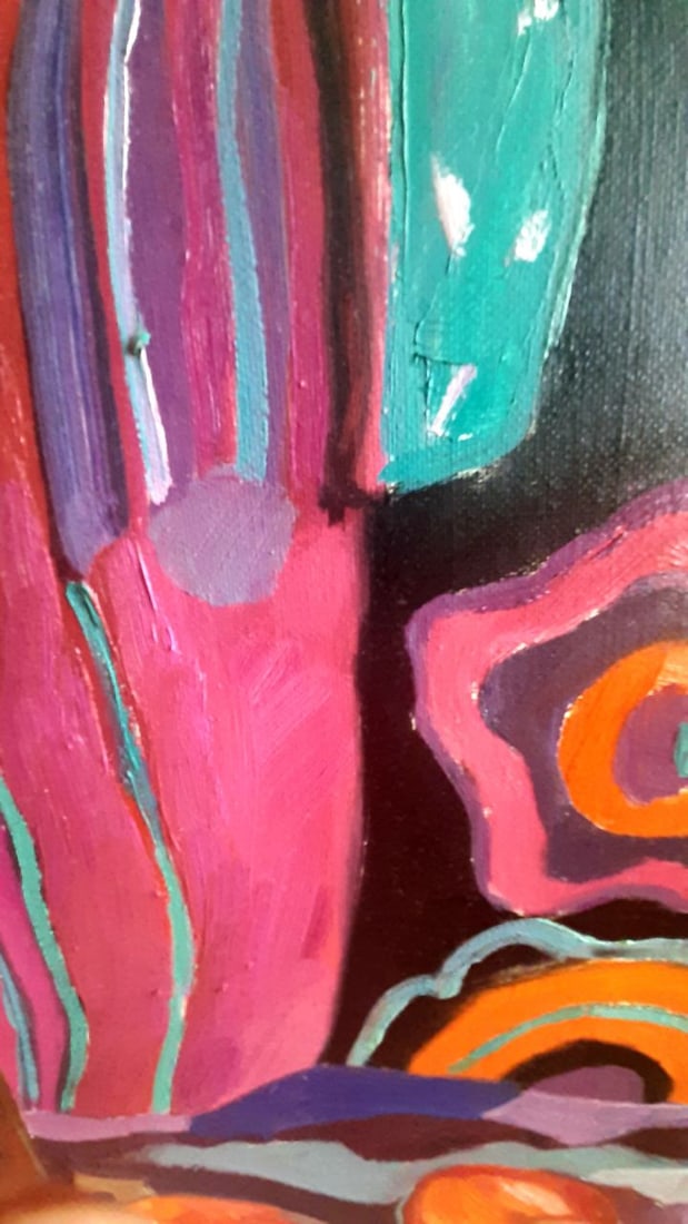 Abstract Oil painting Still life with quince Tetyana Shulyak - 5