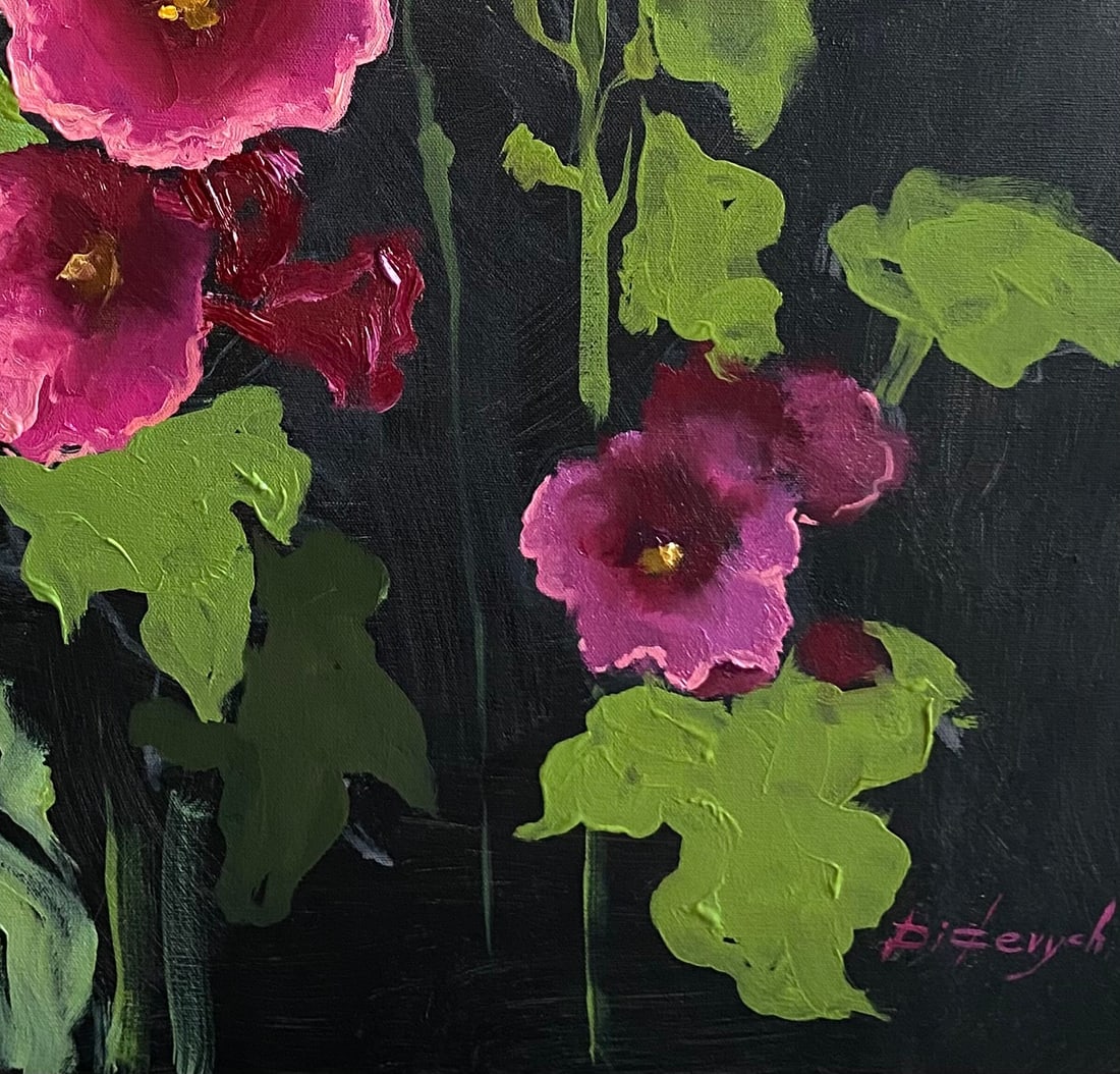 Oil painting Flowers Yulia D. - 7