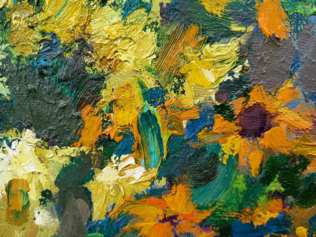 Oil painting Summer bouquet Alex Ditriev - 3