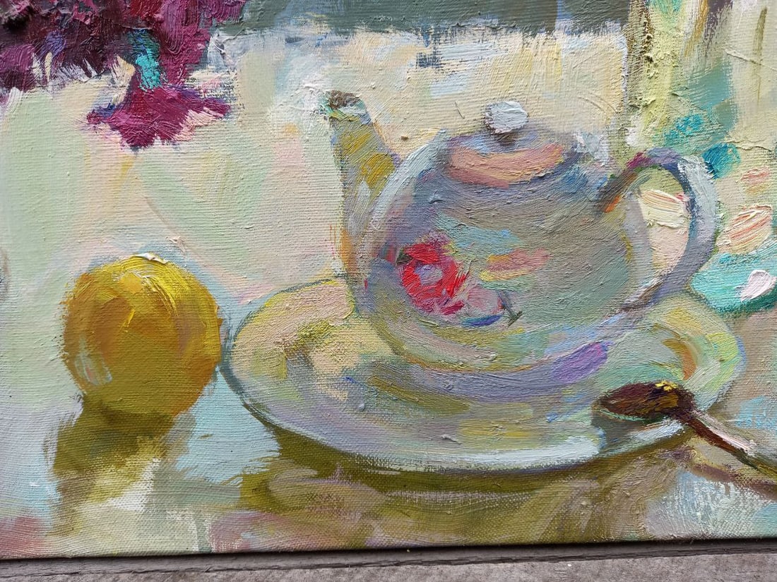 Oil painting Summer bouquet Alex Ditriev - 9