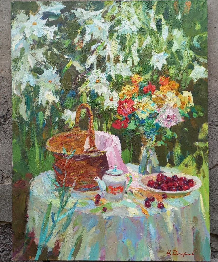 Oil painting Summer bouquet Alex Ditriev - 2