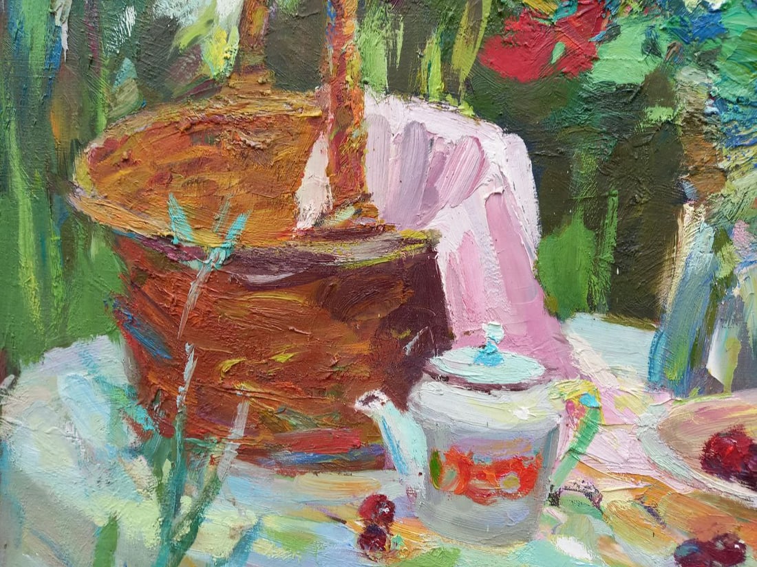 Oil painting Summer bouquet Alex Ditriev - 6