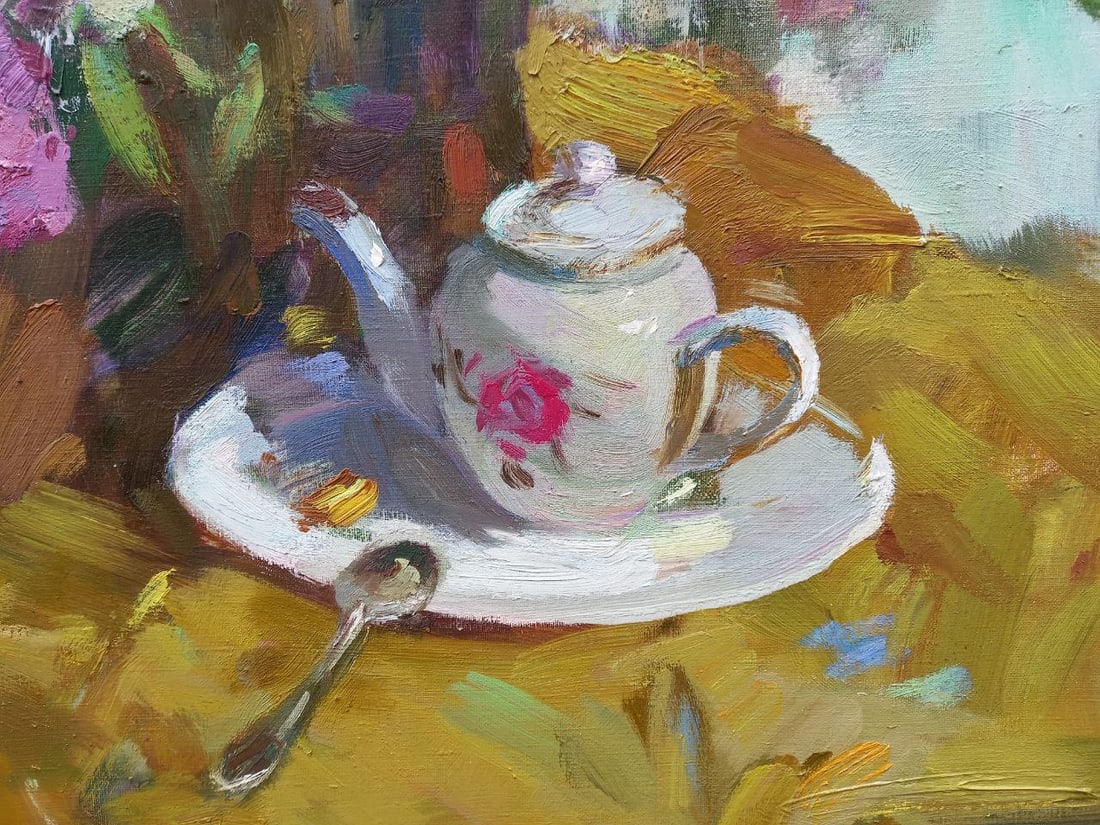 Oil painting Lilac velvet Alex Ditriev - 8