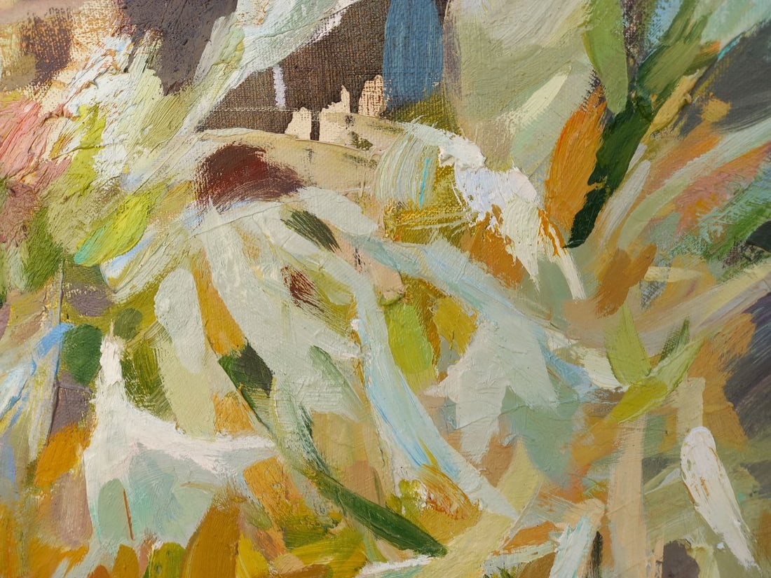 Oil painting Watermelon and lilies Alex Ditriev - 4