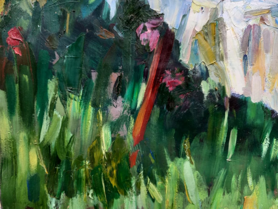 Oil painting Clematis Alex Ditriev - 3