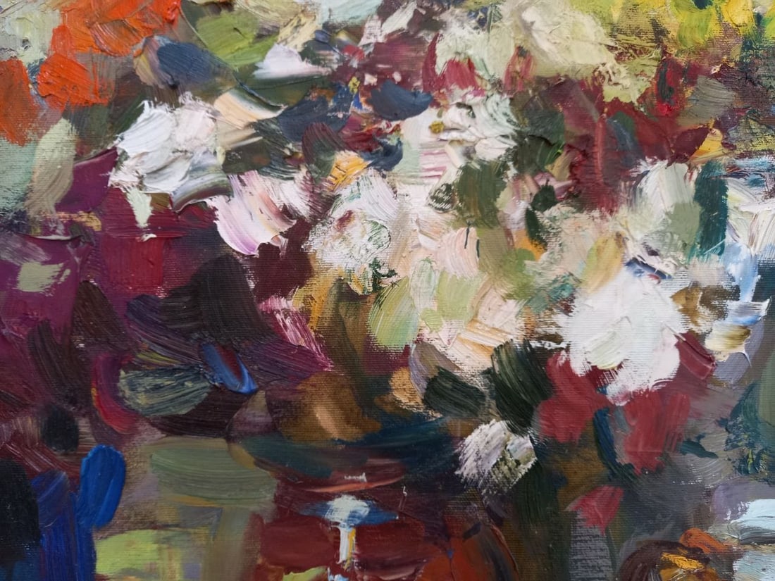 Oil painting Flower extravaganza Alex Ditriev - 4