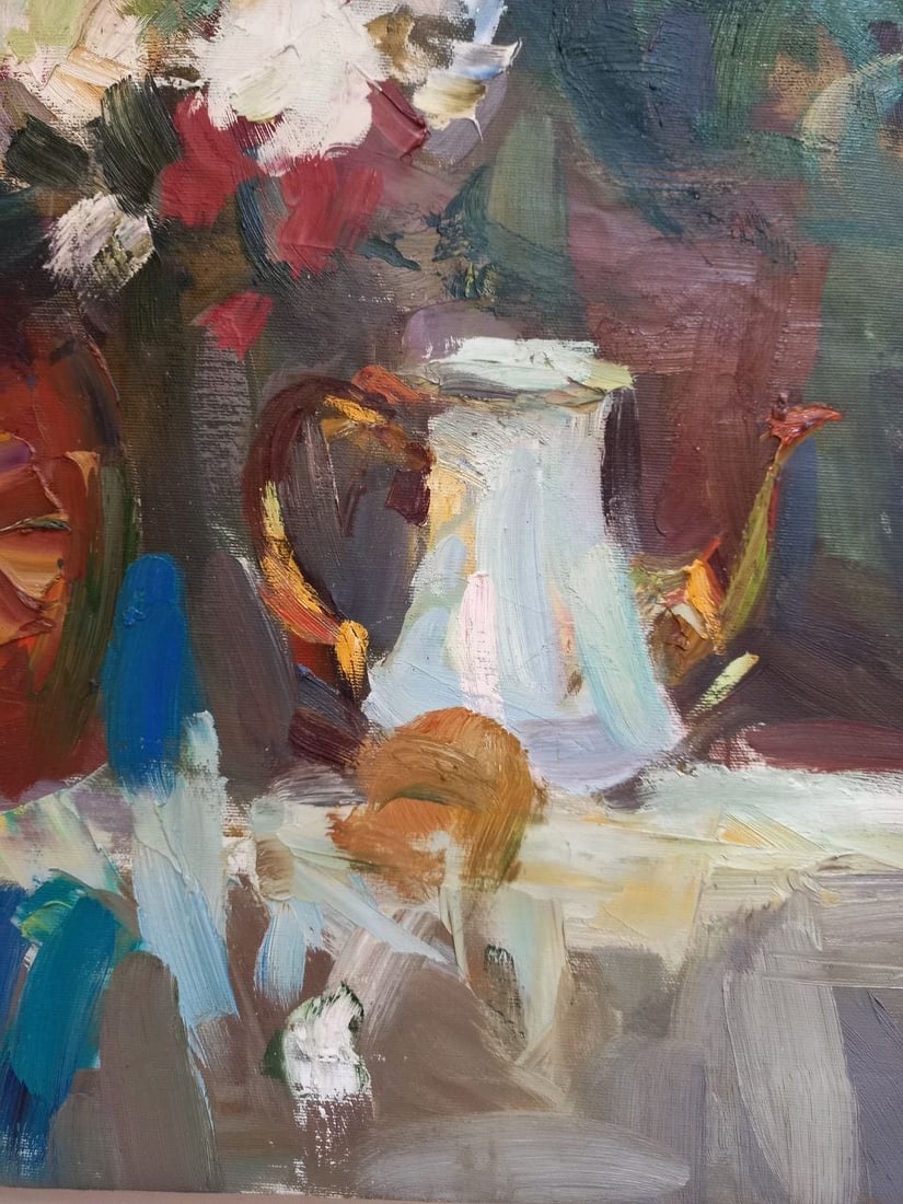 Oil painting Flower extravaganza Alex Ditriev - 5