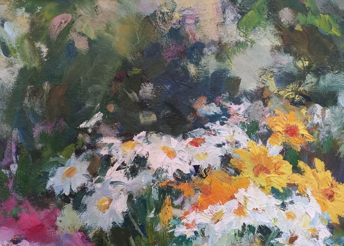 Oil painting Sunny bouquet Alex Ditriev - 6