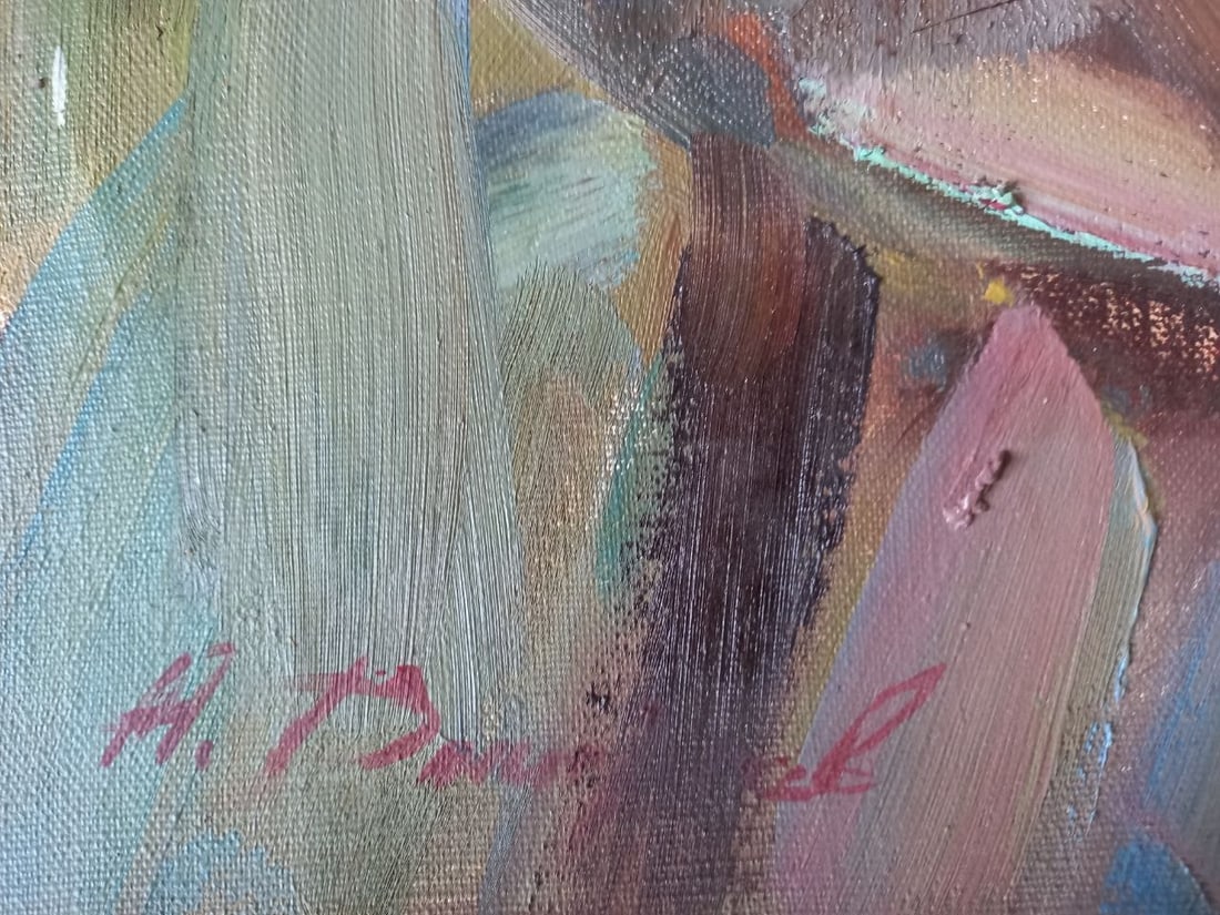 Oil painting Evening roses Alex Ditriev - 13