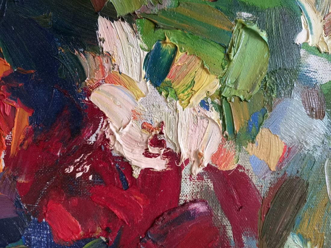 Oil painting Evening roses Alex Ditriev - 8