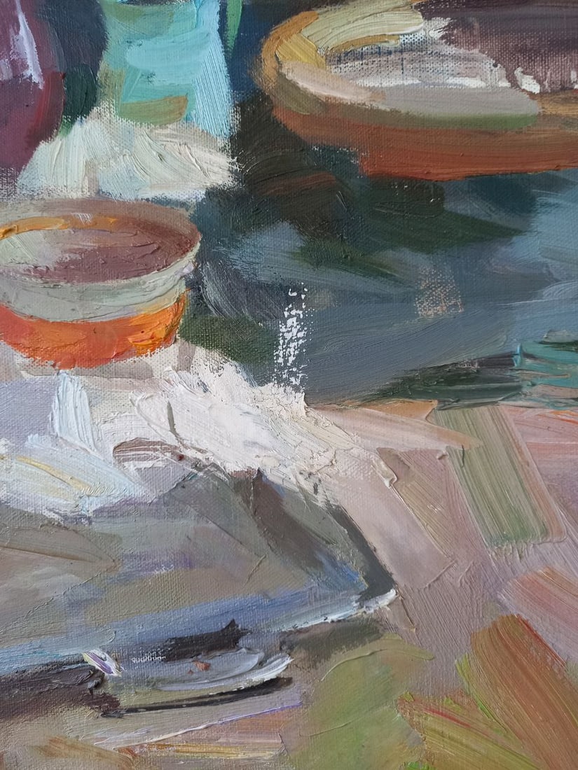 Oil painting Spring improvisation Alex Ditriev - 4