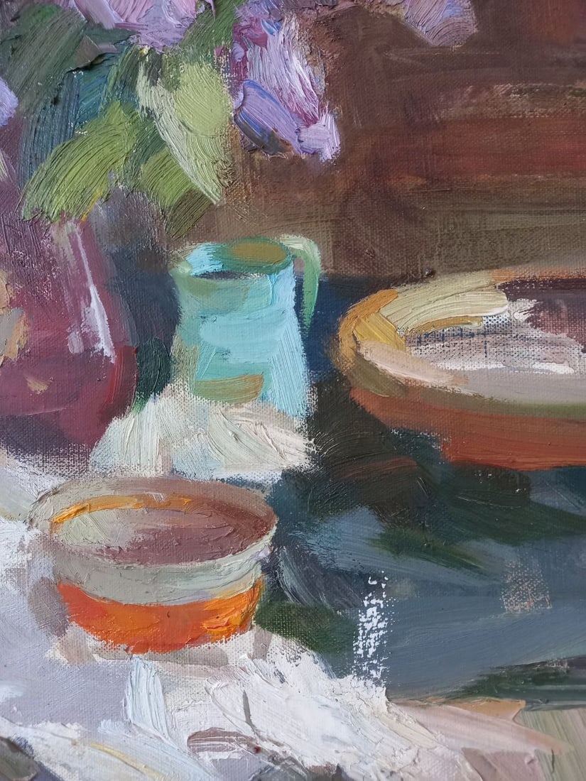 Oil painting Spring improvisation Alex Ditriev - 5