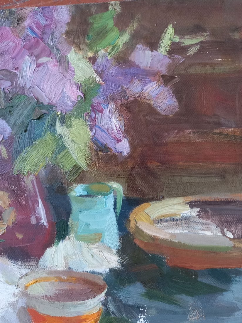 Oil painting Spring improvisation Alex Ditriev - 6