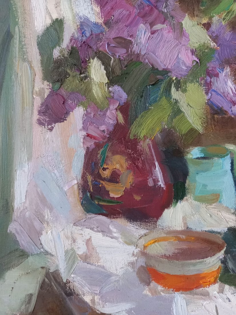 Oil painting Spring improvisation Alex Ditriev - 7