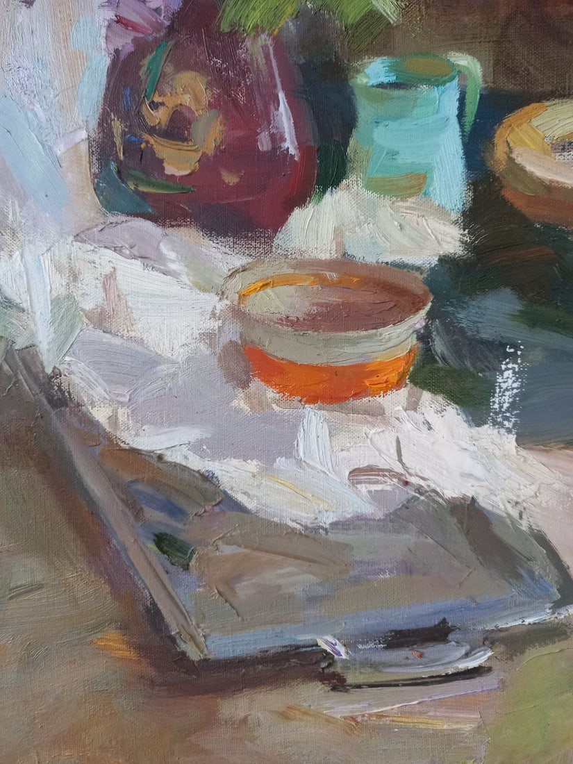 Oil painting Spring improvisation Alex Ditriev - 8