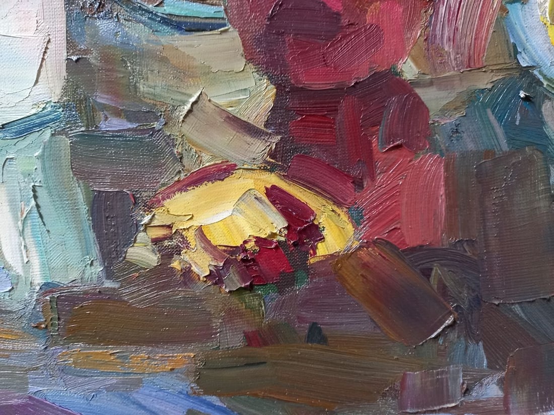 Oil painting Still life with pomegranates Alex Ditriev - 7