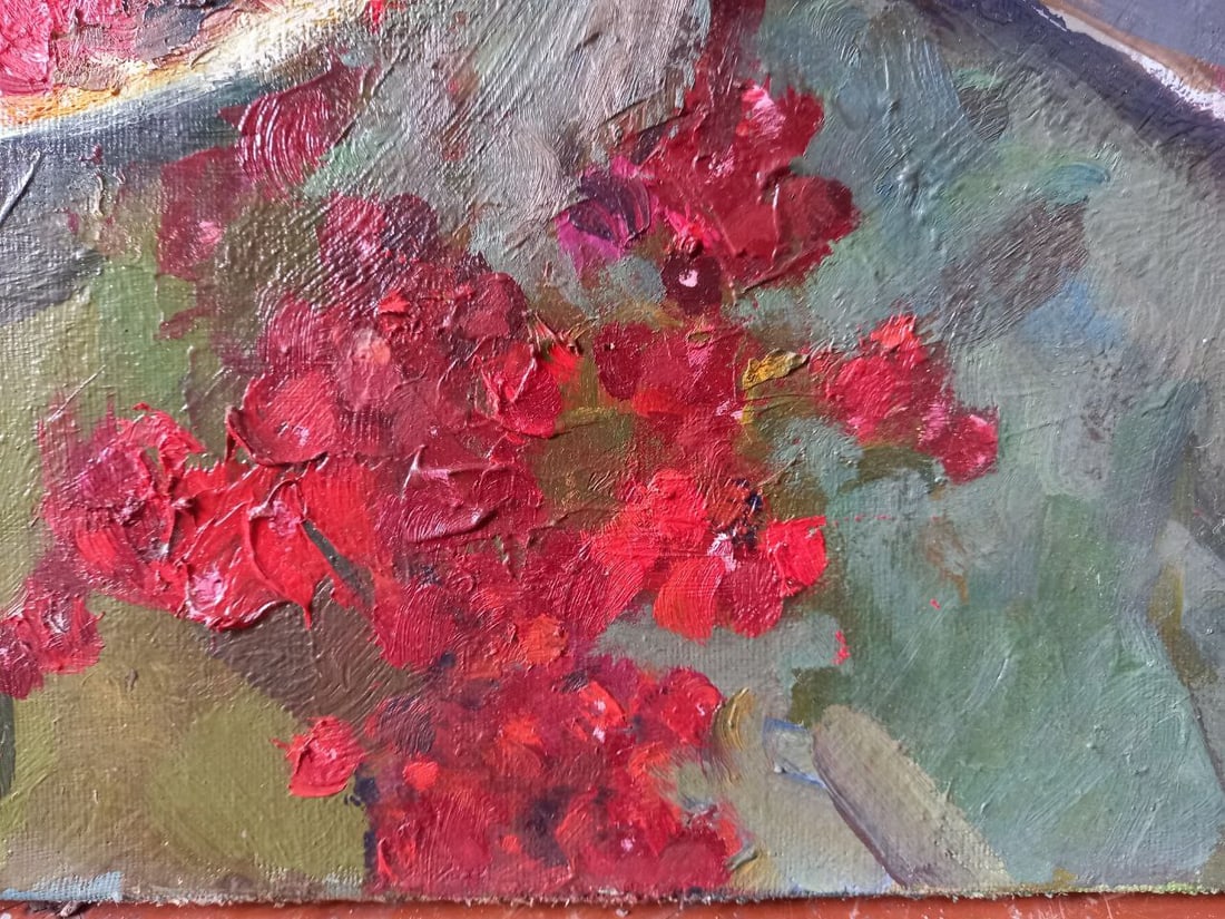 Oil painting Chrysanthemums Alex Ditriev - 10