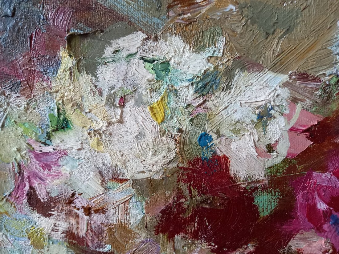 Oil painting Chrysanthemums Alex Ditriev - 2